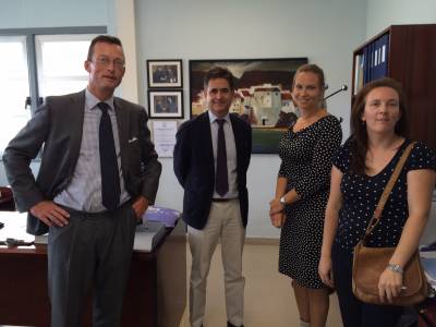 A delegation from the Utrecht Science Park visits the CEEI of Malaga BIC Euronova.