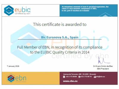La Comisión Europea renueva la marca EC-BIC al CEEI de Málaga BIC Euronova.