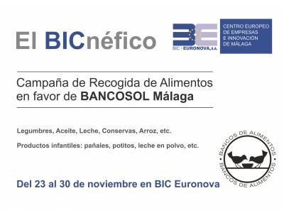 BIC Euronova se suma a la Gran Recogida de Alimentos en favor de BancoSol