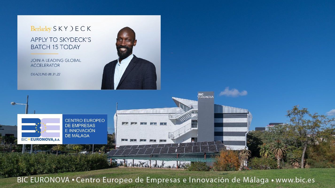 Se buscan dos Startups malagueñas para nuevo programa de aceleración de Berkeley SkyDeck en Estados Unidos.