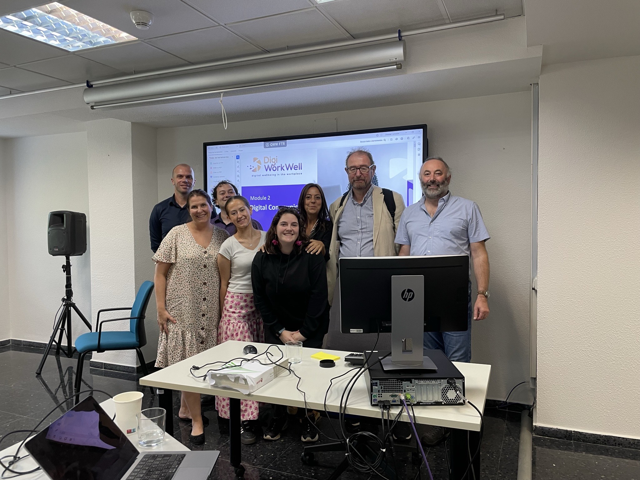 IV Reunión Transnacional del proyecto DigiWorkWell, con BIC Euronova como socio