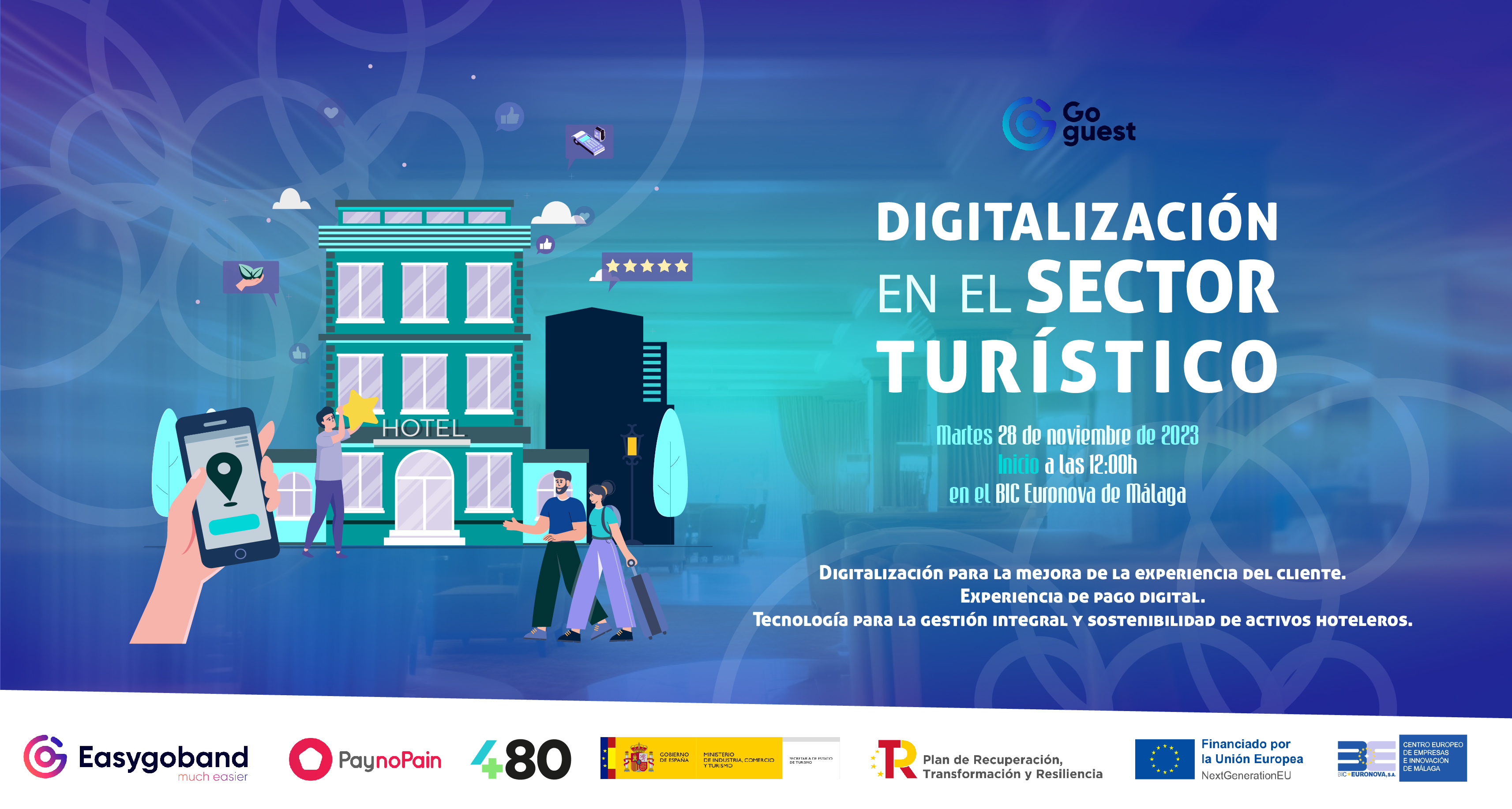 Jornada de Perspectivas Tecnológicas en el Sector Turismo en Málaga / 28 nov. 12 h. en BIC Euronova