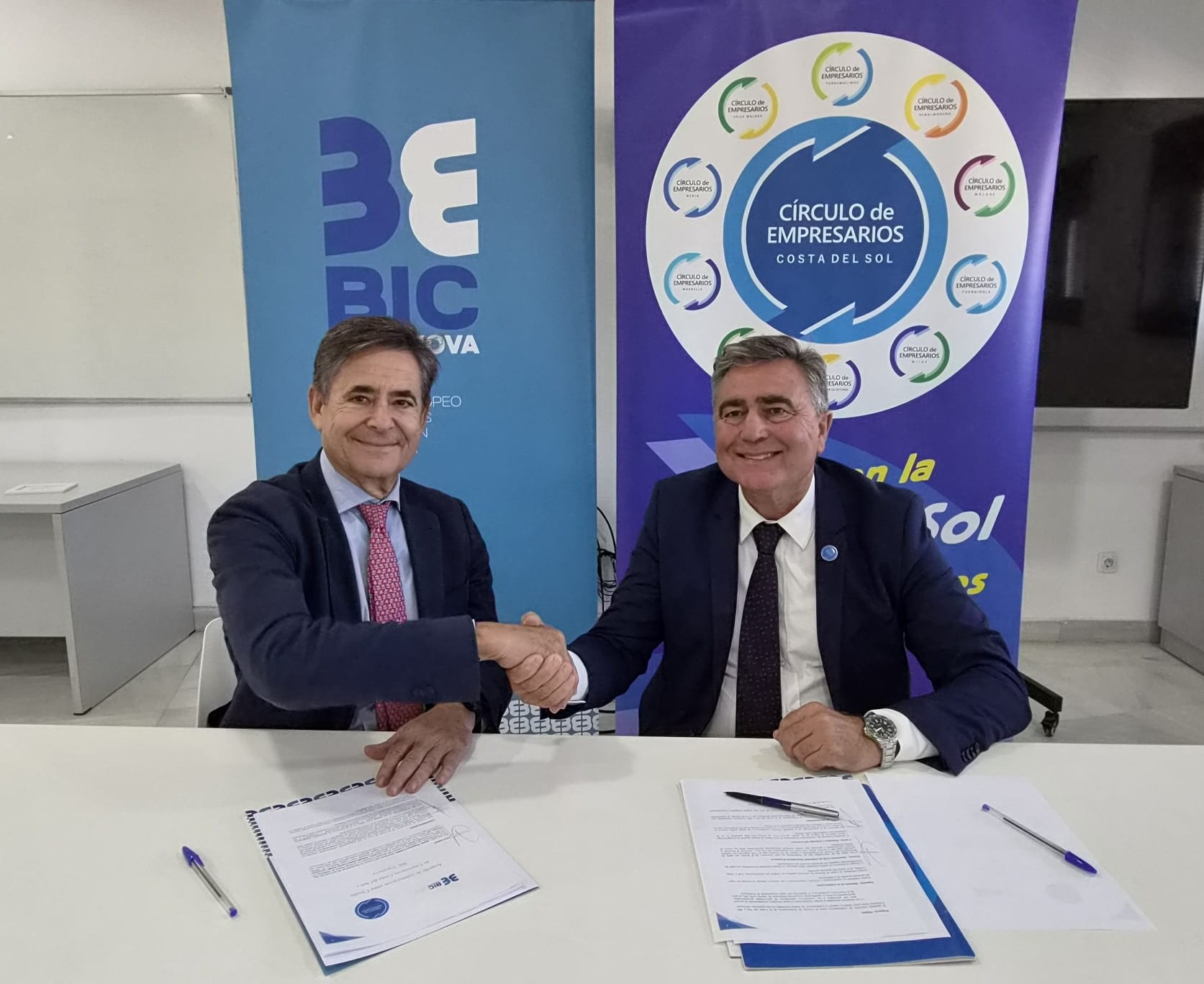 BIC Euronova y el Círculo de Empresarios de la Costa del Sol firman un convenio de colaboración para impulsar la innovación empresarial 