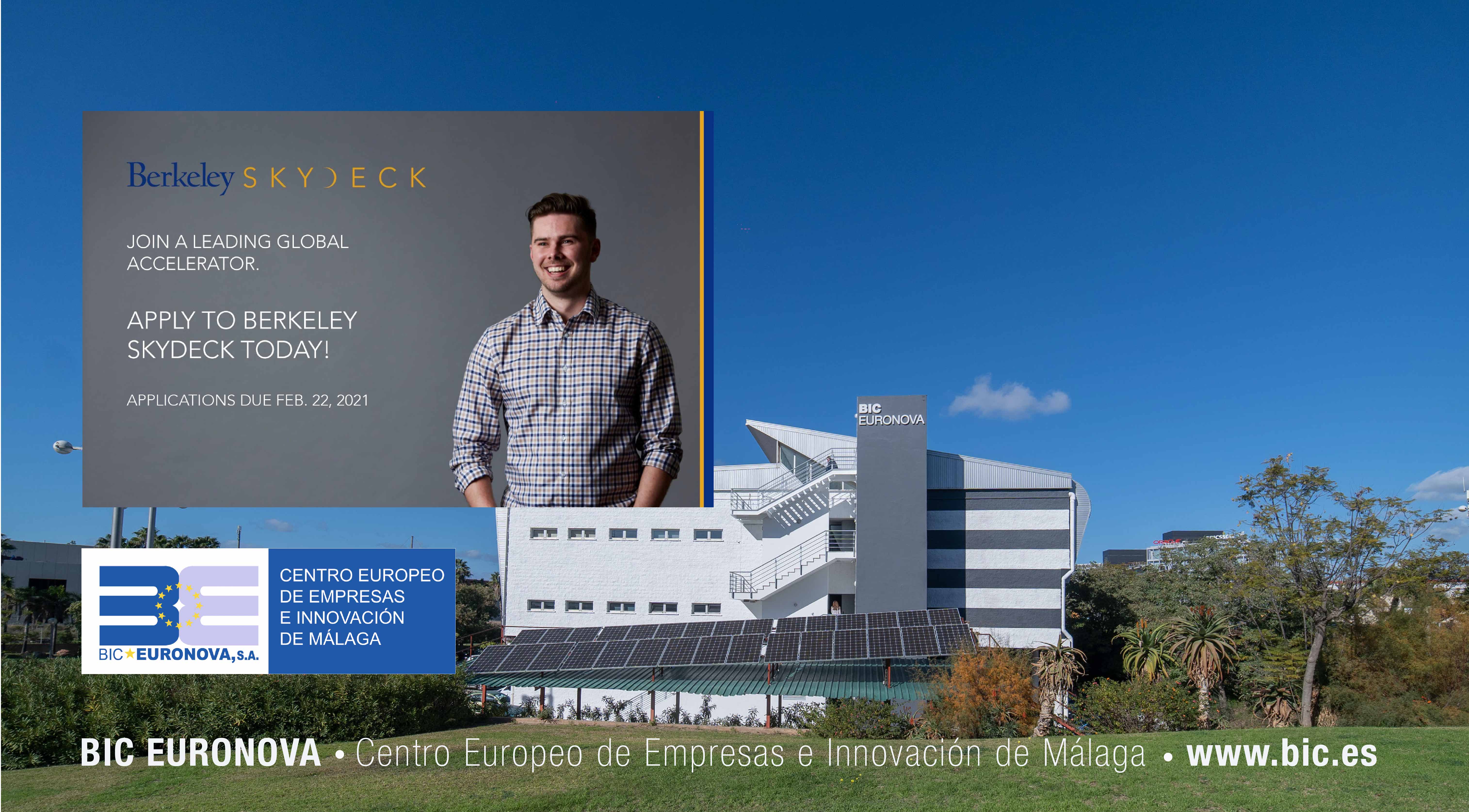 ​​​​​​​Se buscan dos startups malagueñas para nuevo programa de aceleración de Berkeley SkyDeck en Estados Unidos.